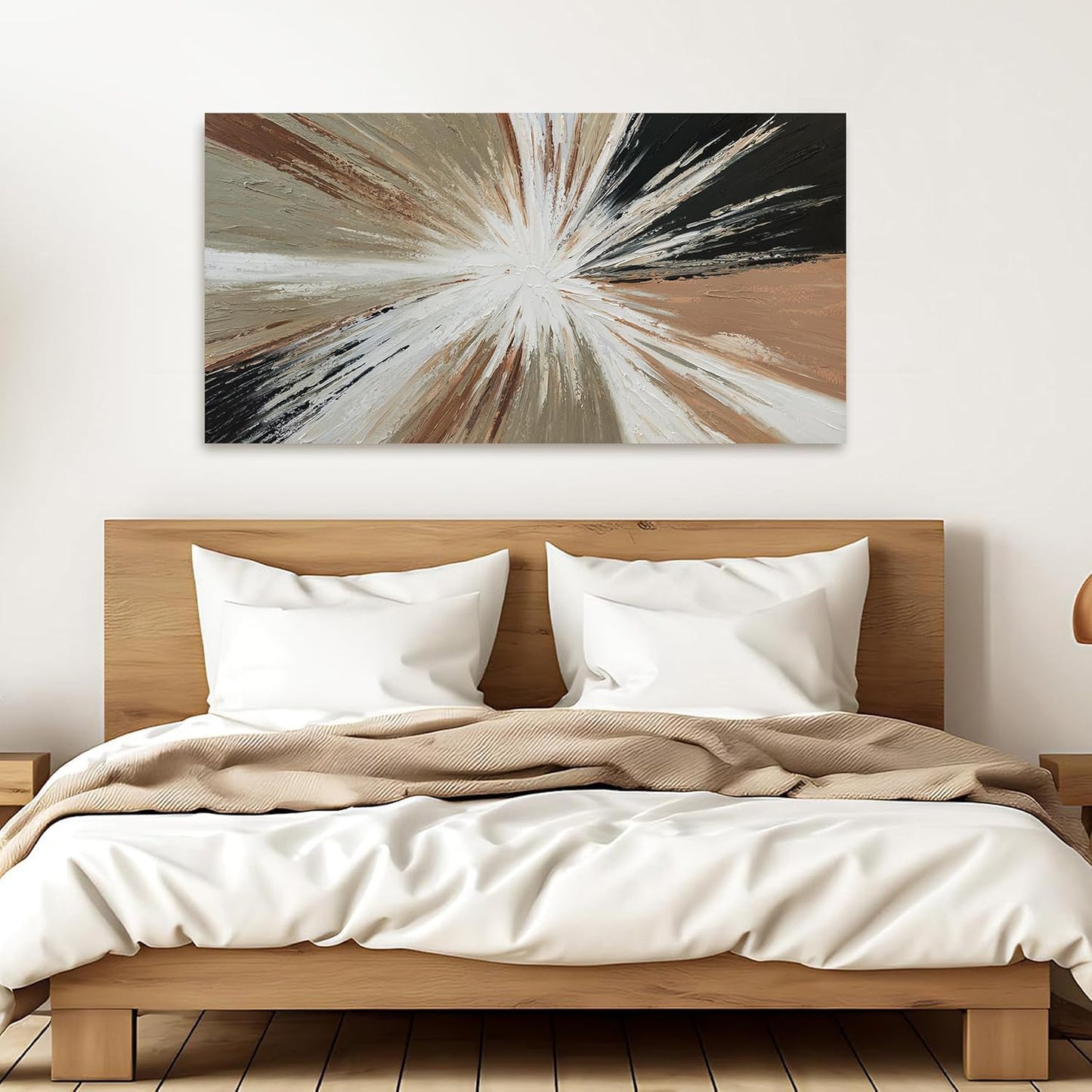 Abstract Canvas Wall Art Decor Canvas Art Wall Decor Black and White Wall Art Wall Art Pictures for Living Room Modern Abstract Wall Art Prints Artwork for Walls Bedroom Office Decor 20" X 40"