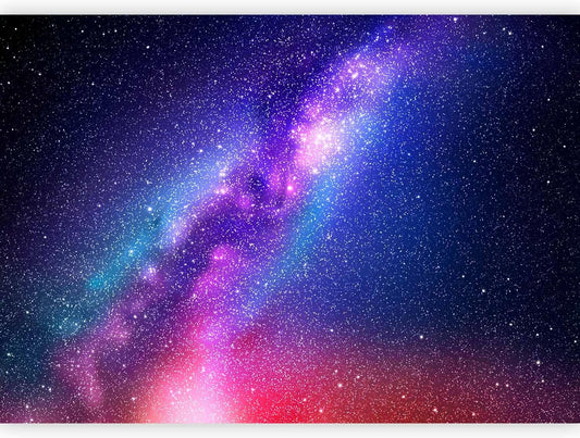 artgeist Wall Mural Galaxy 118x83 in - XXL Non-Woven Wallpaper Fleece Wall Decor Photo Print Picture Image Abstract Space Sky Star Cloud Violet f-C-0487-a-a