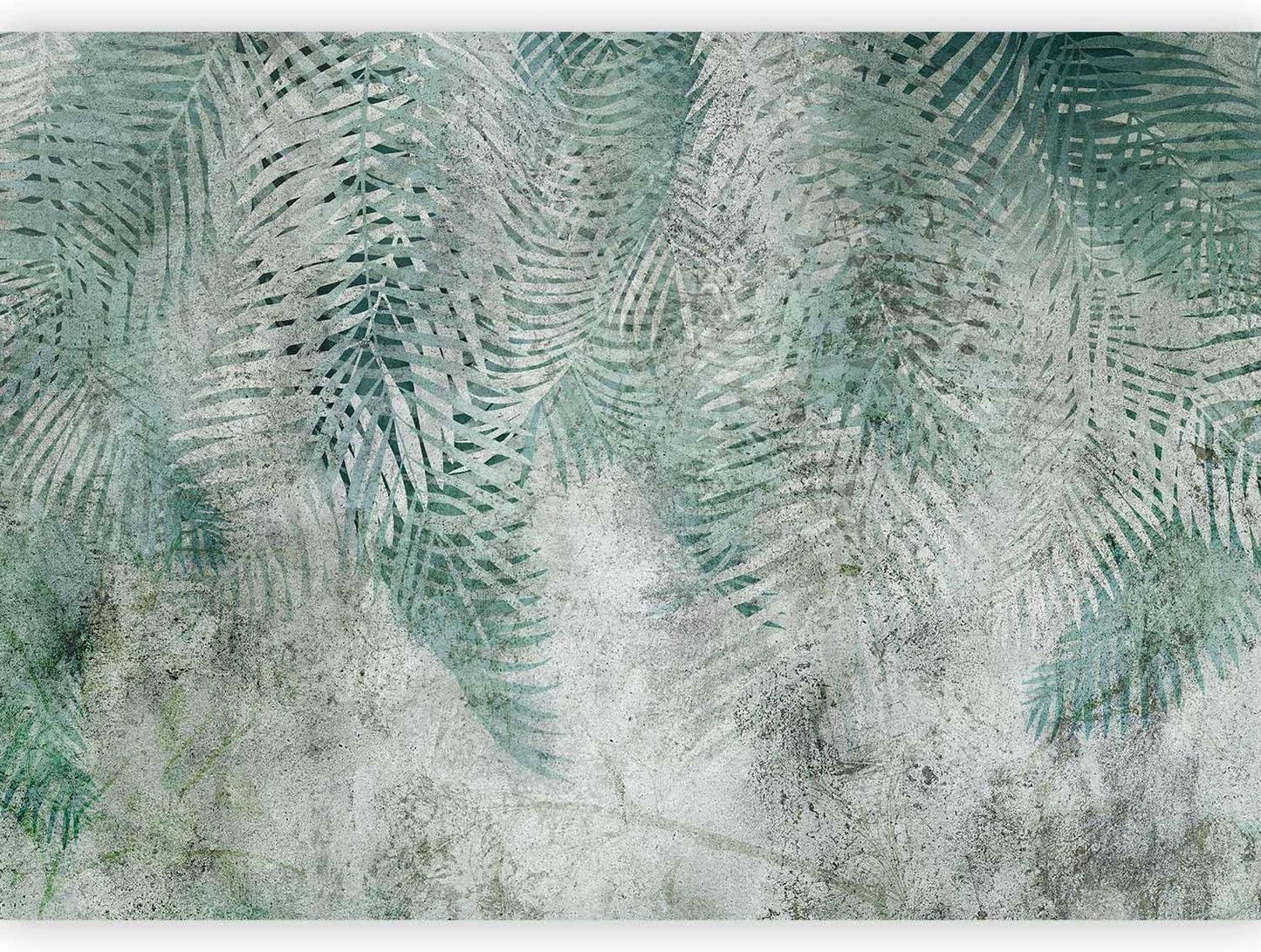 artgeist Premium Wall Mural Leaves 177x124 in - XXL Non-Woven Wallpaper Fleece Wall Decor Photo Print Picture Image Design Nature Botanical Plants Palm Abstract b-C-0861-a-a