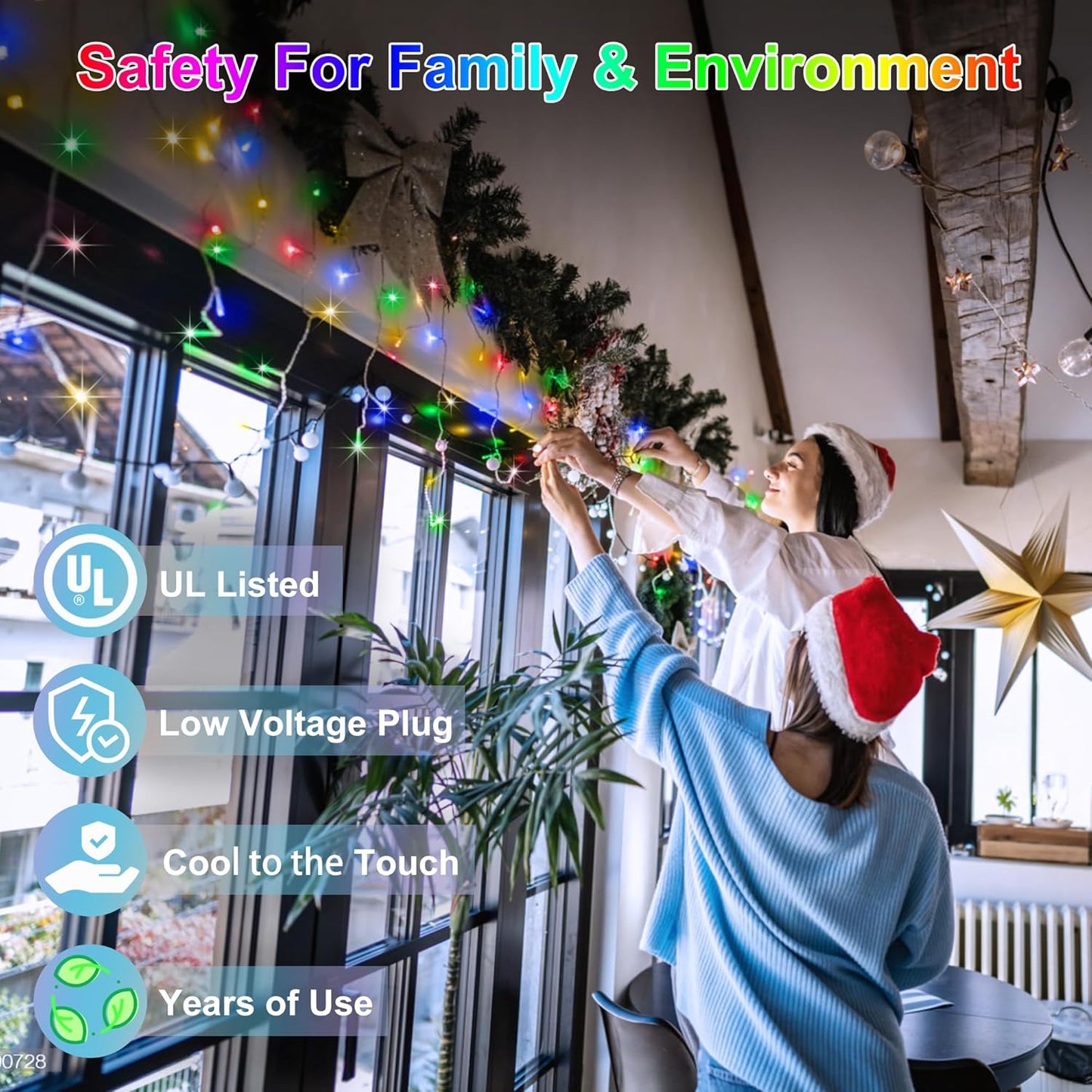 666 LED 66FT Christmas Lights with 148 Drops, 12 Modes Dimmable Multicolor Outdoor Hanging Lights with Timer Memory, Waterproof Curtain Lights for Home Bedroom Indoor Tree Window Roof Fence Wedding