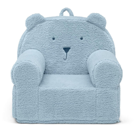 Delta Children babyGap Sherpa Bear Chair - Greenguard Gold Certified, Powder Blue