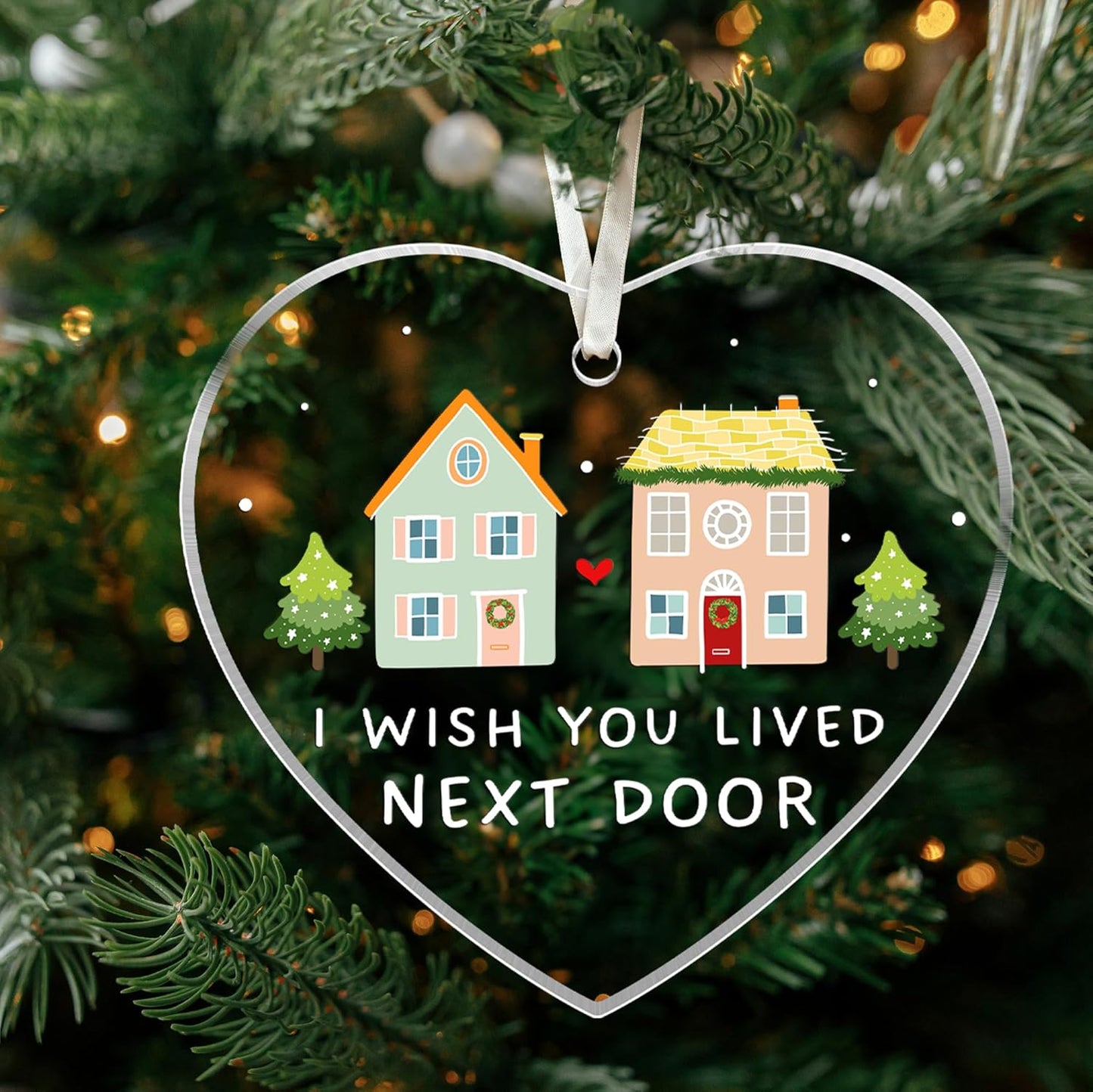 Gifts for Friends Female - Friendship Gifts for Women Friends, Bestie for Women, BFF - Best Friend Christmas Ornaments - Friendship Christmas Ornaments - Acrylic Ornament