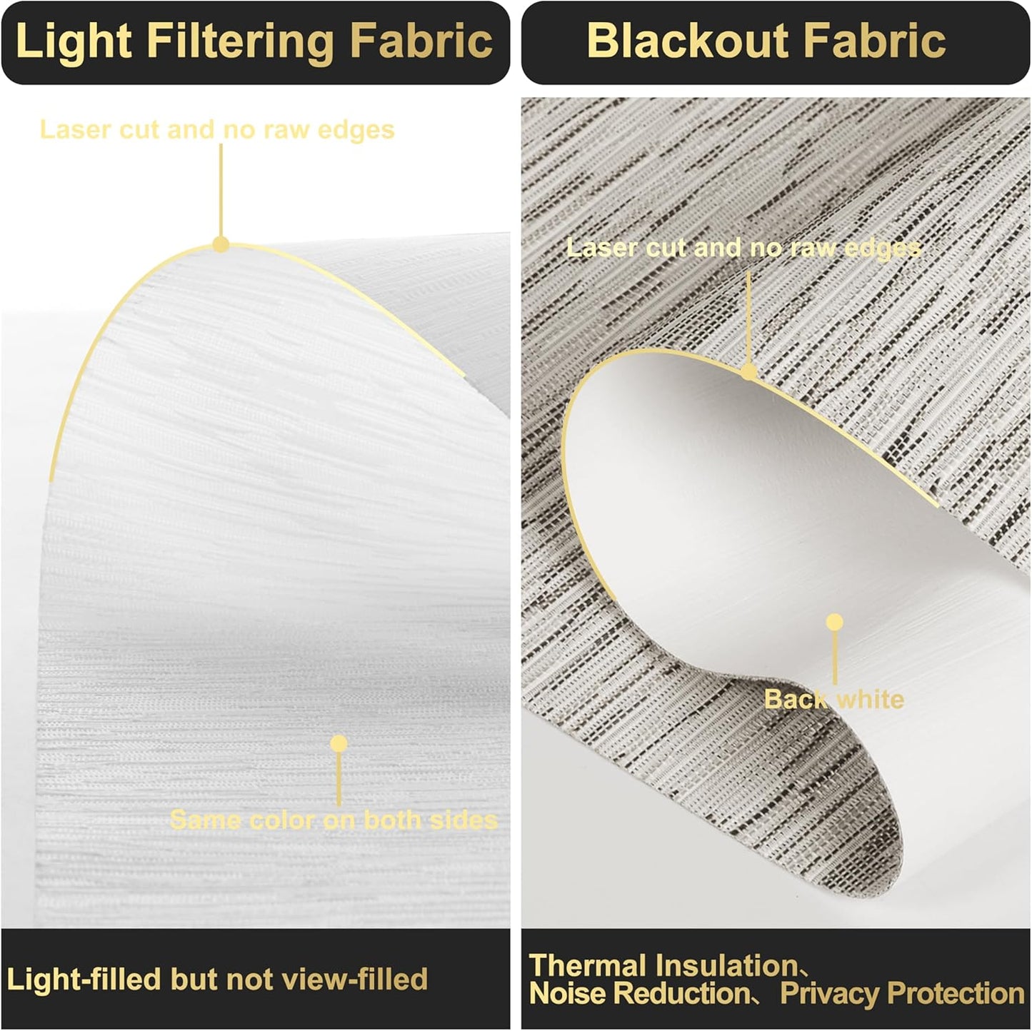 BERISSA Cordless Dual Roller Shade with Cassette Valance,Day and Night,Blackout and Light Filtering for Home Office,Custom Sizes,White & Brown