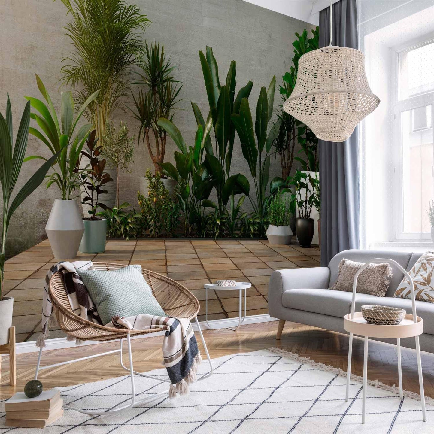 artgeist Wall Mural Nature 79x55 in - XXL Non-Woven Wallpaper Fleece Wall Decor Photo Print Picture Image Design Botanics Plants 3D Effect b-B-0600-a-a