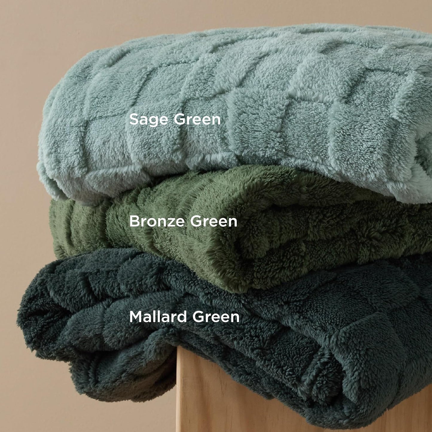 Bedsure GentleSoft Dark Green Throw Blanket for Couch - Super Soft Cozy Blankets Gifts for Women Men Girls, Cute Small Fleece Throws for Bedroom Home Decor, 50x70 Inches