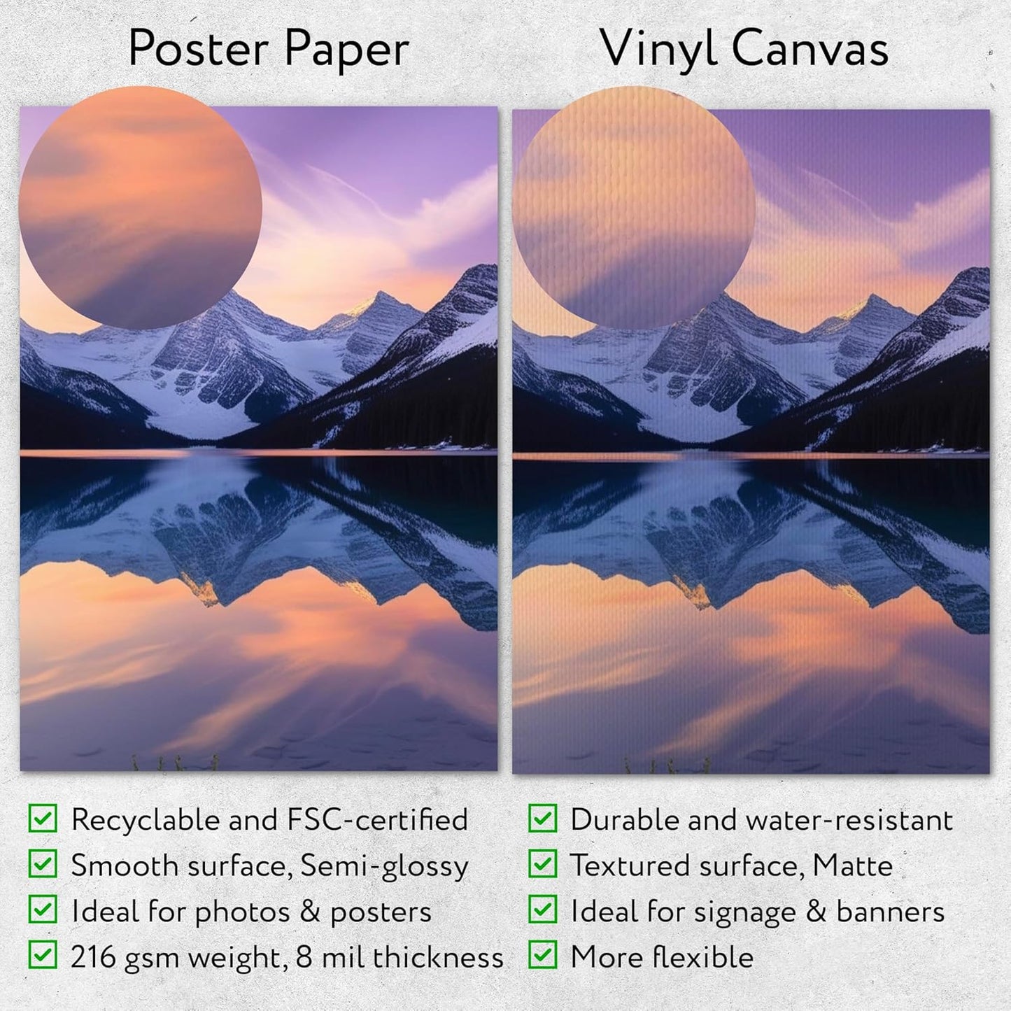 Custom Poster Print, 24x36, Upload Any Photos/Images, Personalized Photo Prints, DIY Your Own Poster, Photo to Poster Printing